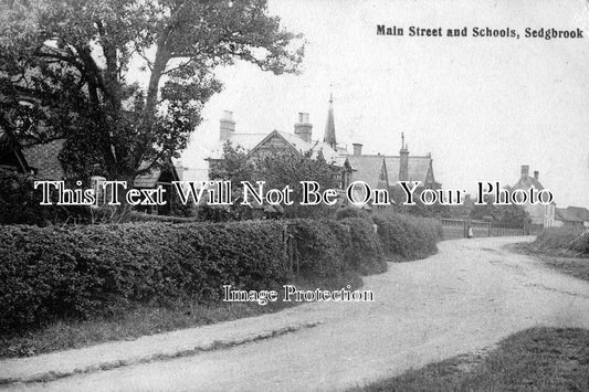 LI 774 - Main Street & Schools, Sedgbrook, Lincolnshire