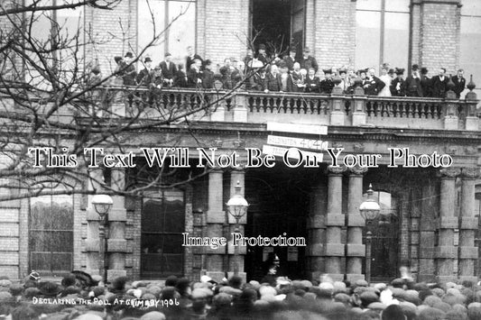 LI 807 - Declaring The Poll, Grimsby, Lincolnshire 1906