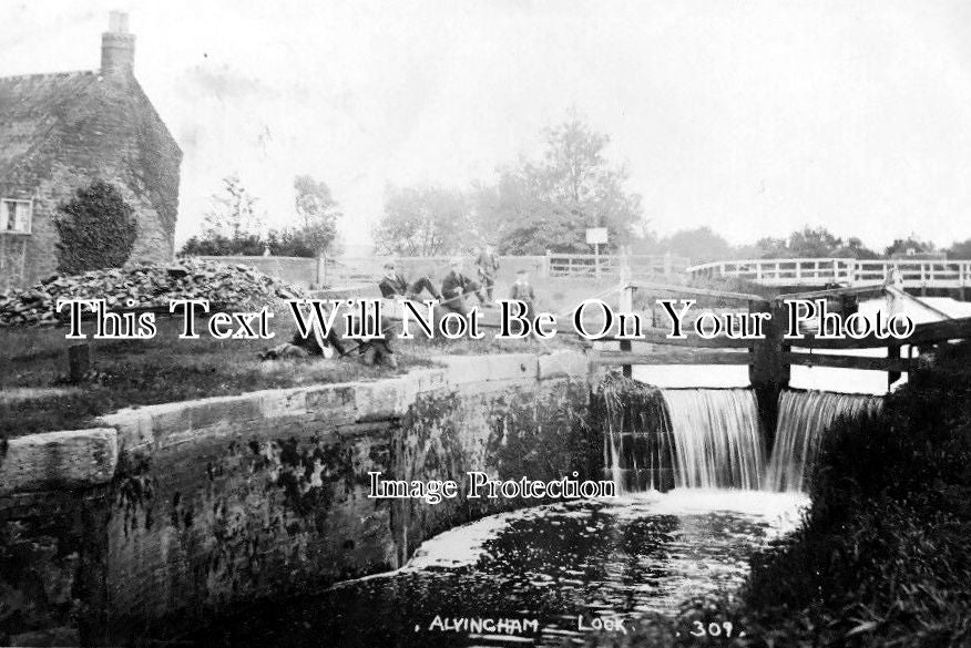 LI 833 - Alvingham Lock, Lincolnshire c1909