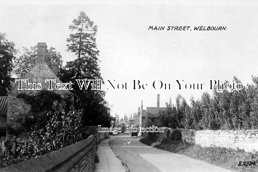 LI 844 - Main Street, Welbourn, Lincolnshire c1935