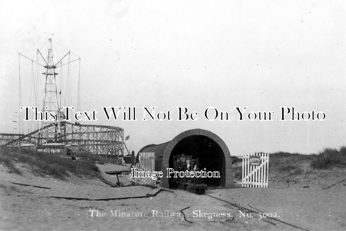LI 903 - Train In Tunnel, Miniature Railway, Skegness, Lincolnshire c1926