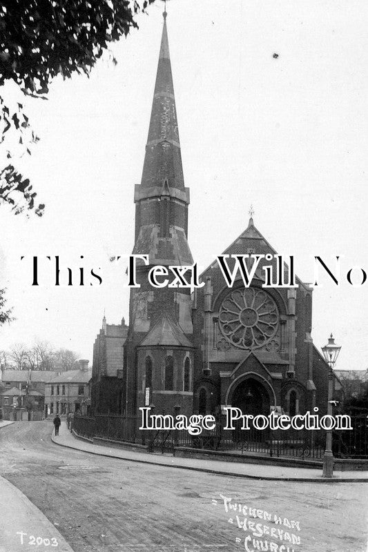 LO 1021 - Great Weslyn Church Queens Road, Twickenham, London c1913