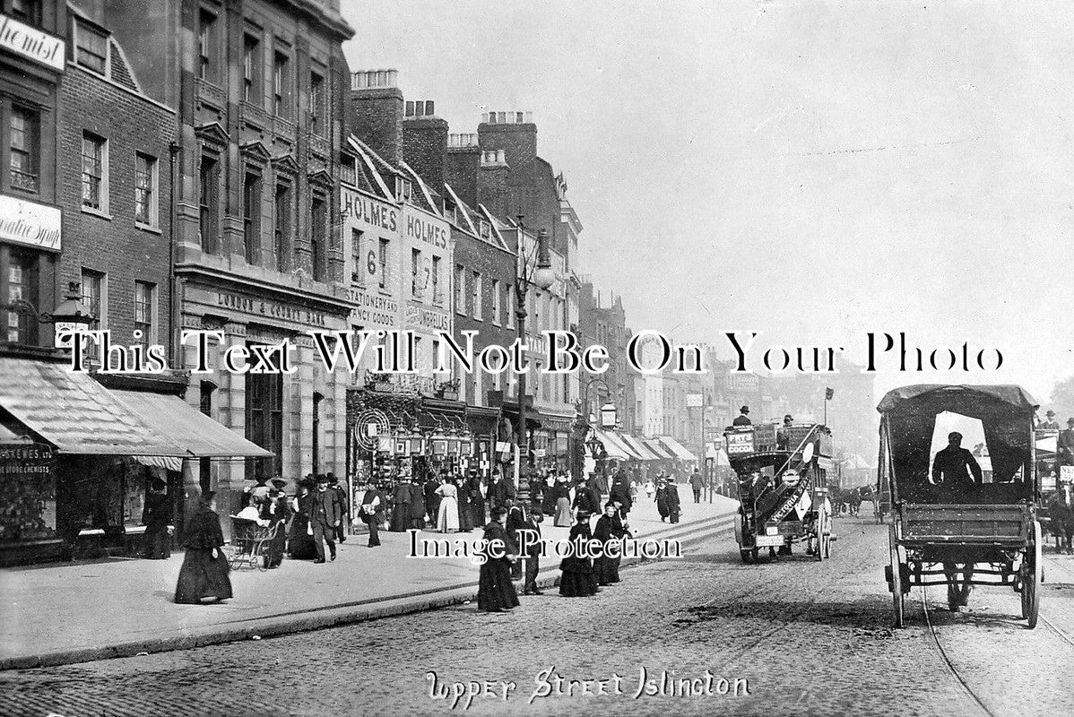 LO 1038 - Upper Street, Islington, London c1907