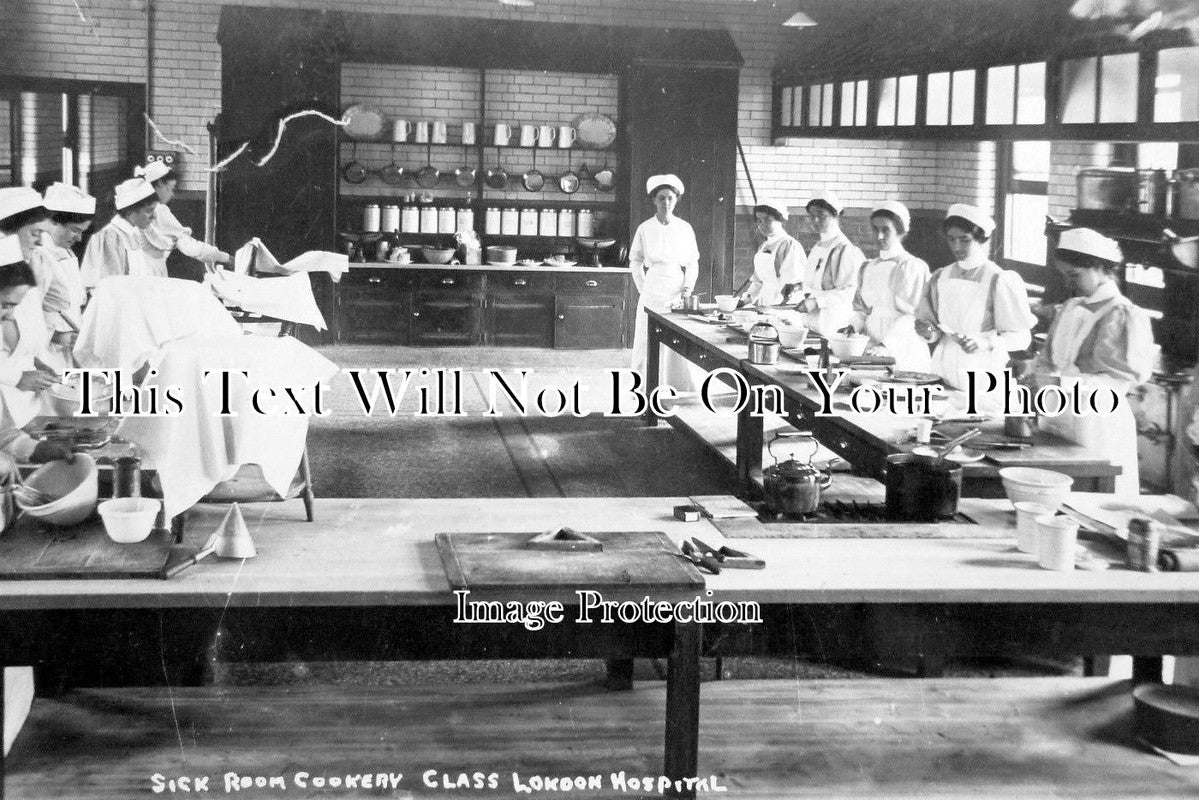 LO 1041 - Sick Room Cookery Class At London Hospital, Whitechapel