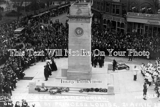 LO 1065 - Unveiling Of War Memorial, Golders Green, London 1923