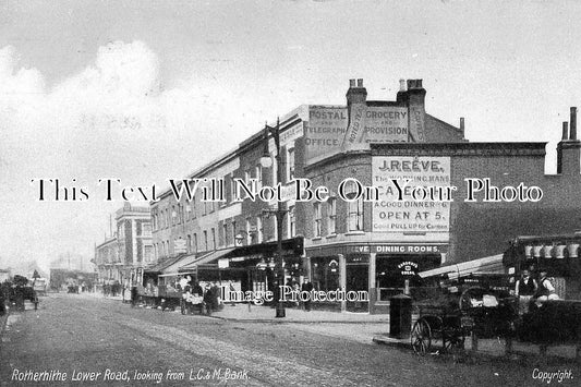 LO 109 - Rotherhithe Lower Road, London c1915