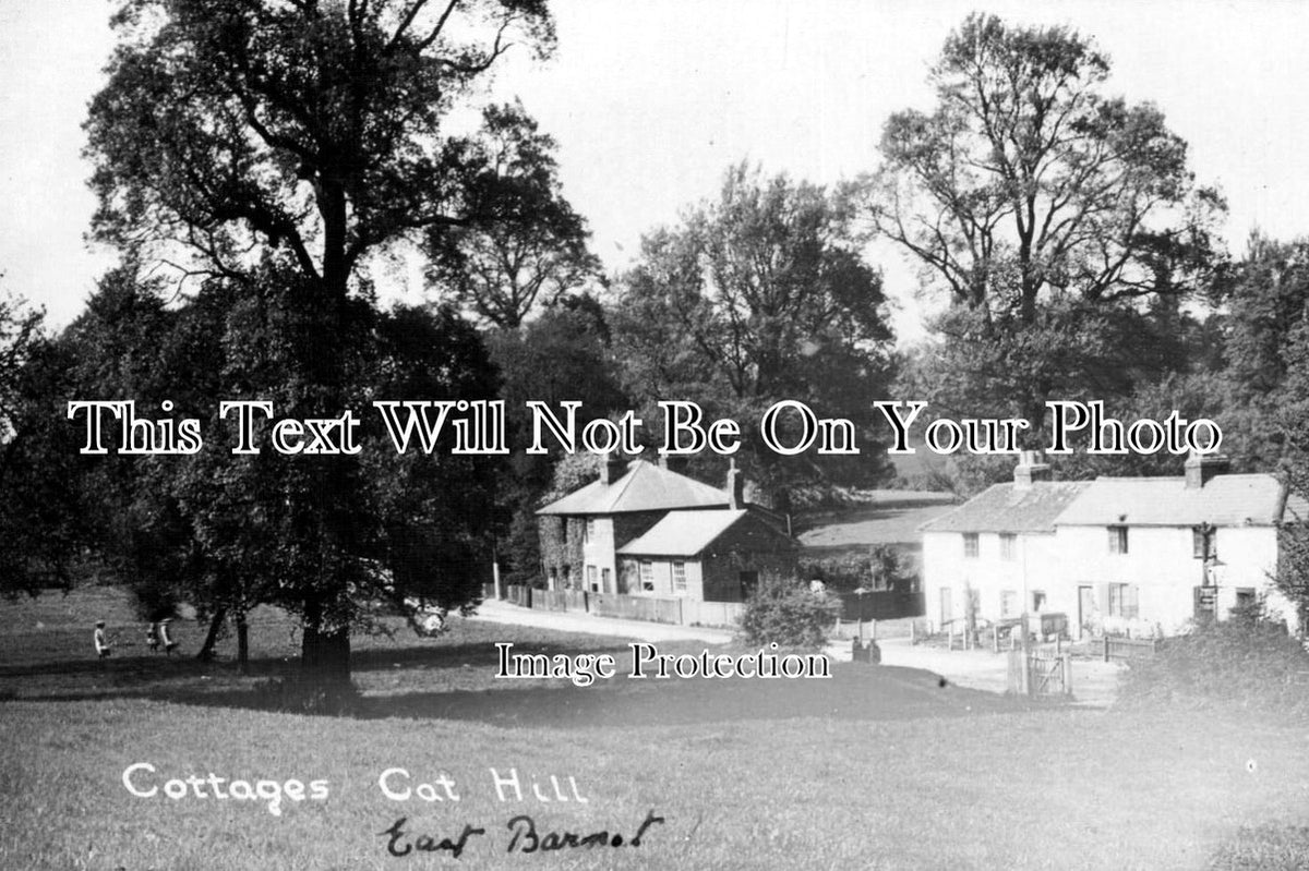 LO 1097 - Cottages, Cat Hill, East Barnet, London
