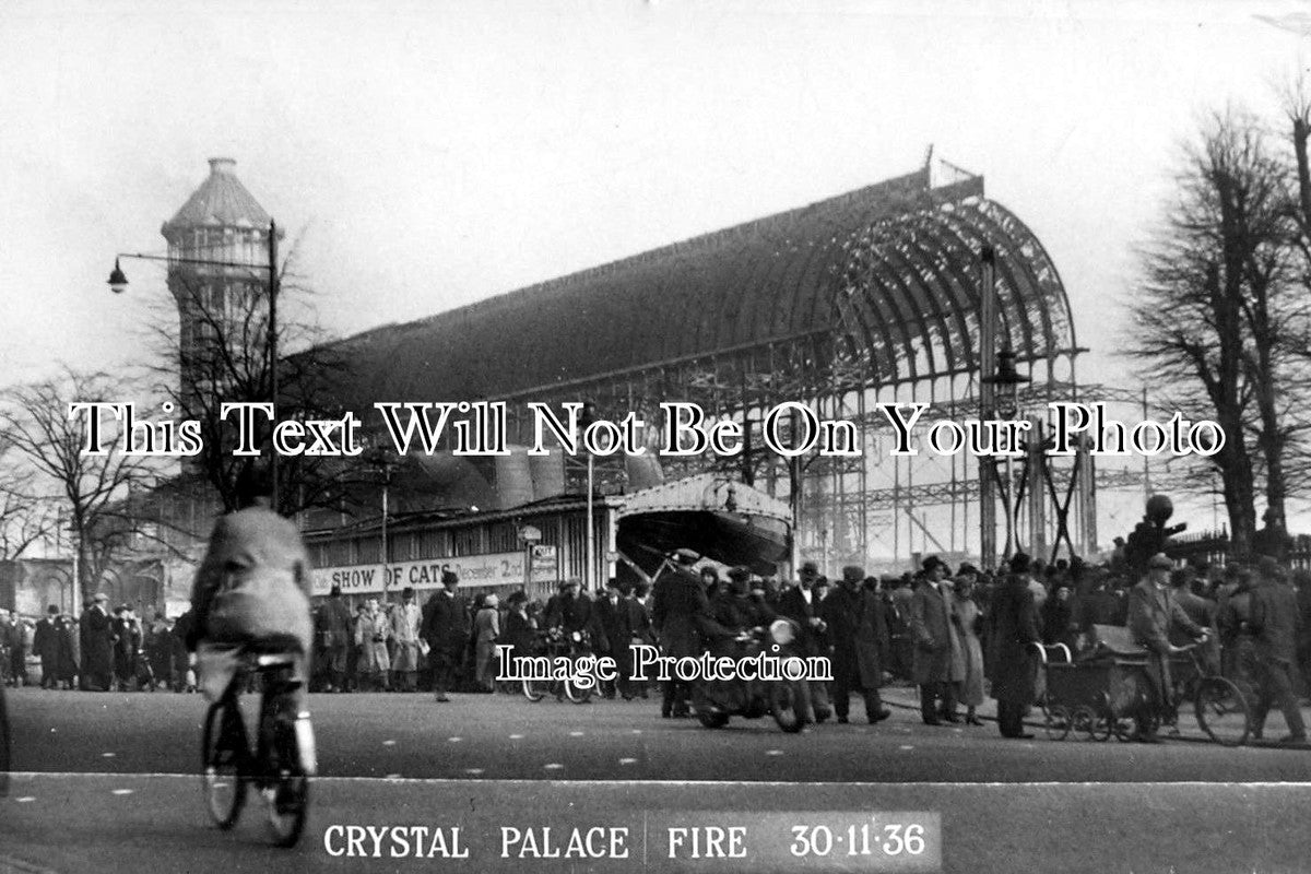 LO 1147 - The Crystal Palace Fire, London 1936
