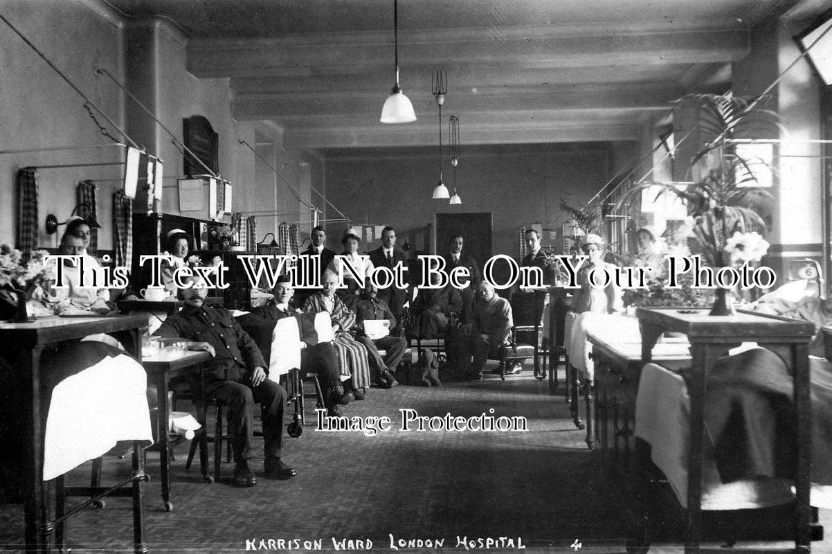 LO 1153 - Great Harrison Ward, London Hospital c1912