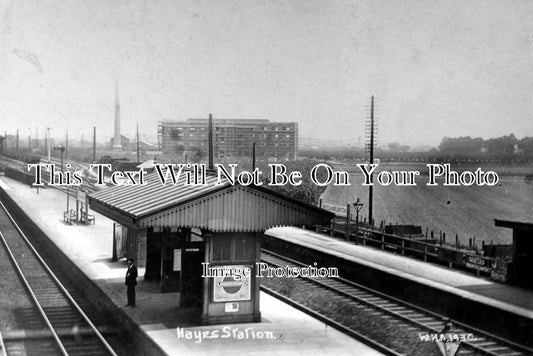 LO 1162 - Hayes Underground Railway Tube Station, Middlesex, London