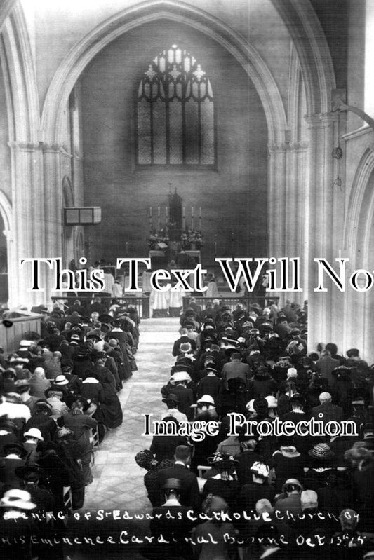 LO 1184 - Opening Of St Edwards Catholic Church, Golders Green, London 1915