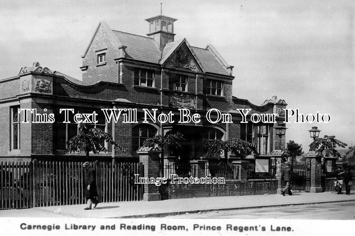 LO 1255 - Carnegie Library & Reading Room, Prince Regent Lane, London