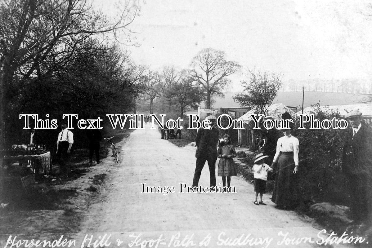 LO 1272 - Horsenden Hill & Footpath To Sudbury Town Railway Station, London