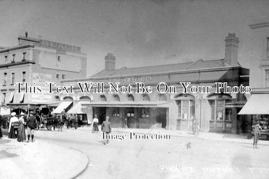 LO 1283 - Putney Railway Station, Wandsworth, London c1907