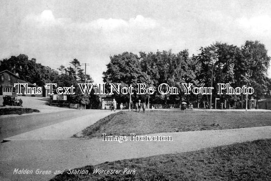 LO 1298 - Malden Green & Railway Station, Worcester Park, Sutton, London
