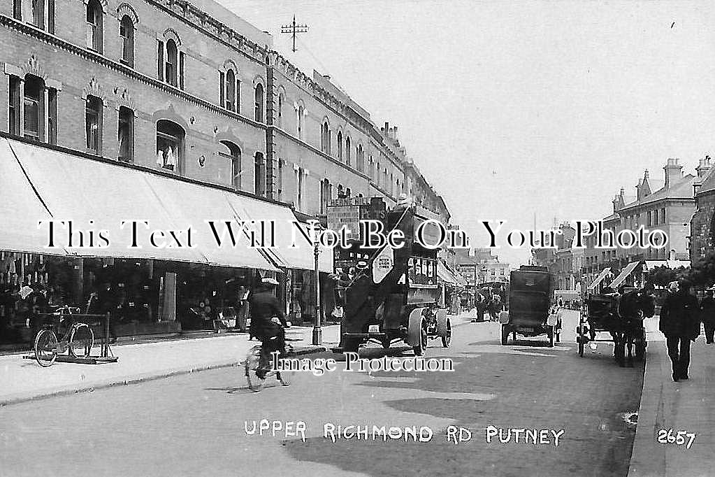 LO 132 - Upper Richmond Road, Putney, London c1919