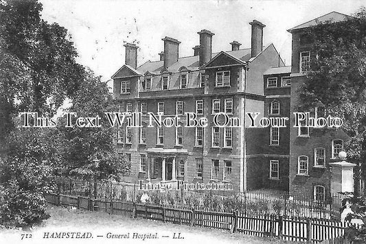 LO 134 - Hampstead General Hospital, London c1909