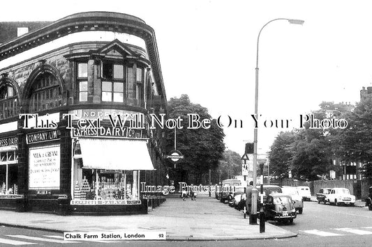 LO 1364 - Chalk Farm Underground Railway Station, London