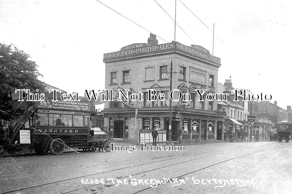 LO 1374 - Green Man, Leytonstone, London c1915