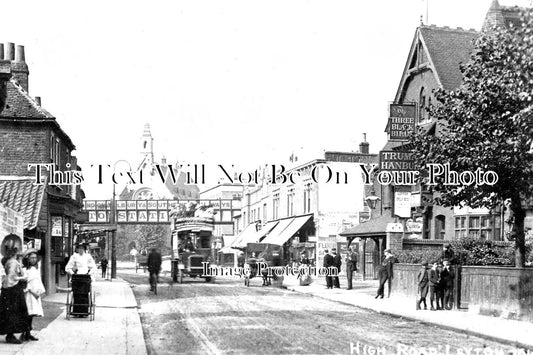 LO 1380 - High Road, Leyton, Waltham Forest, London c1905