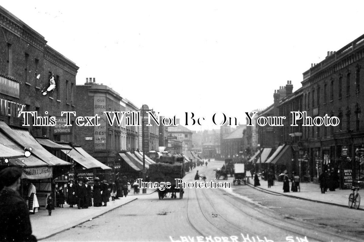 LO 1446 - Lavender Hill, Battersea, London c1922