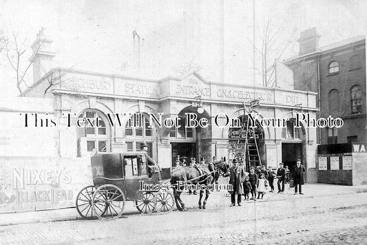 LO 152 - Highbury Railway Station Entrance, London c1905