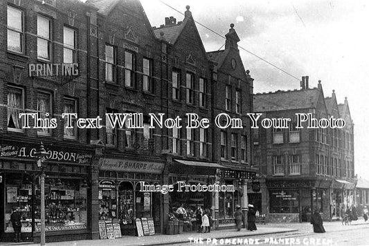 LO 156 - Palmers Green Promenade, London c1912
