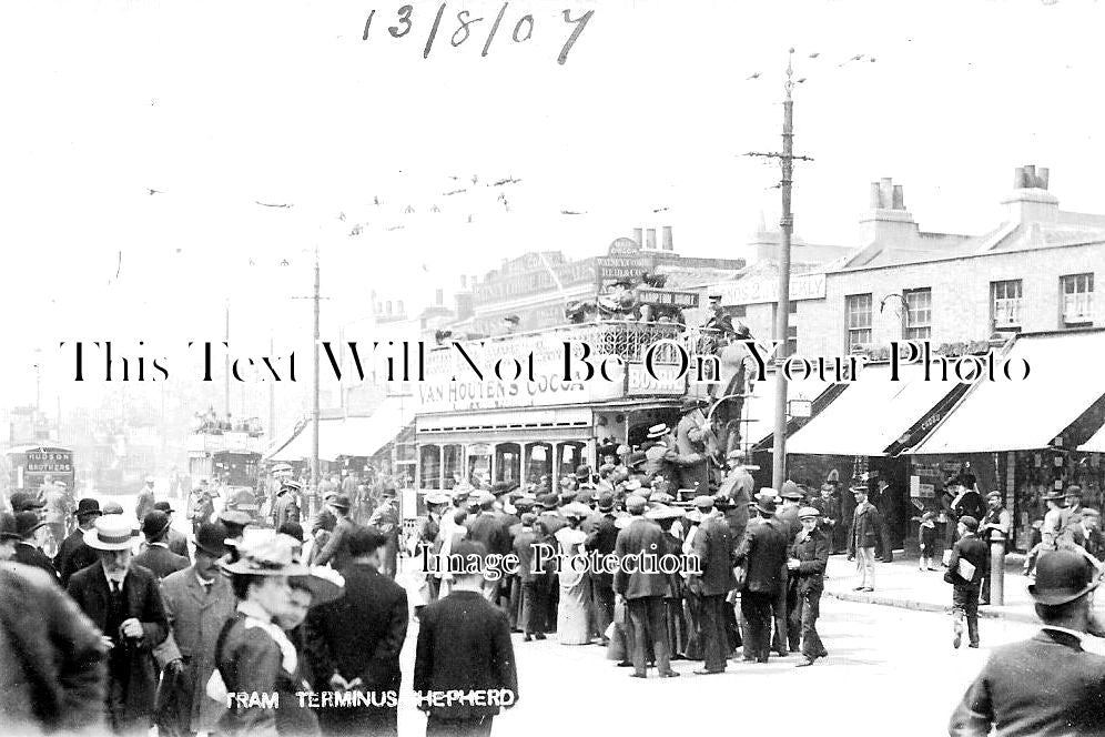 LO 1581 - Shepherds Bush Green Tram Terminus, London