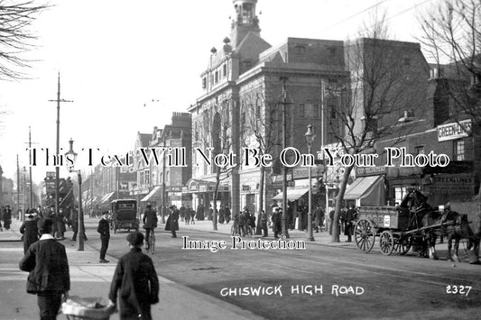 LO 1605 - Chiswick High Road, Hounslow, London c1914