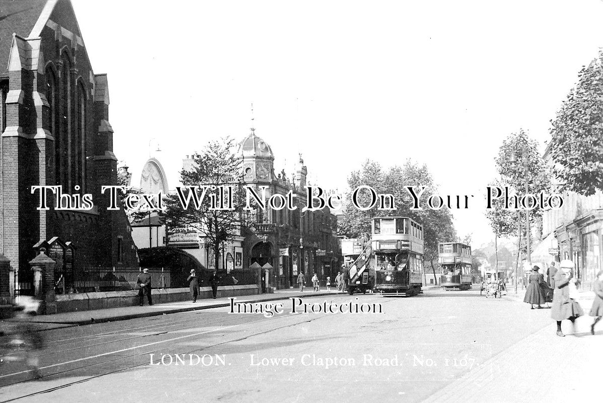 LO 1652 - Lower Clapton Road, Hackney, London c1919