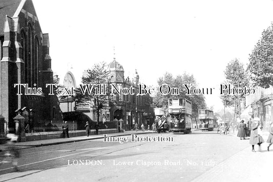 LO 1652 - Lower Clapton Road, Hackney, London c1919