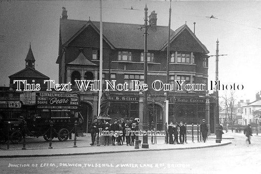 LO 167 - Brixton, Tulse Hill, Herne Hill, Water Lane, London c1905
