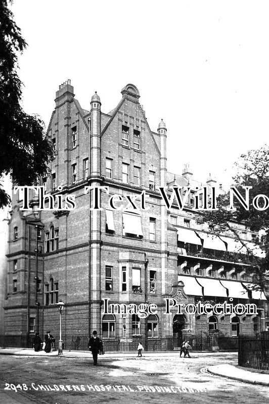 LO 1673 - Childrens Hospital, Paddington, Westminster, London c1910