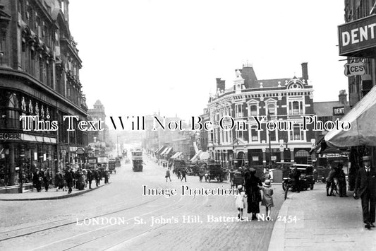 LO 1691 - St. Johns Hill, Battersea, Wandsworth, London c1928
