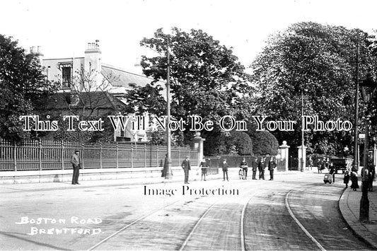 LO 1705 - Boston Road, Brentford, Hounslow, London c1913