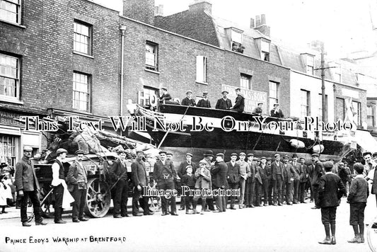 LO 1746 - Prince Eddys Warship, Brentford, Hounslow, London c1906