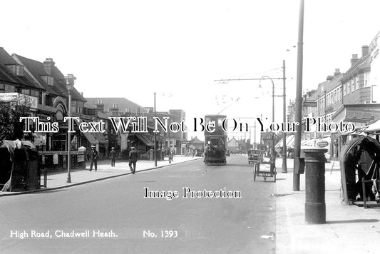 LO 1831 - High Road, Chadwell Heath, Barking & Dagenham, London c1930