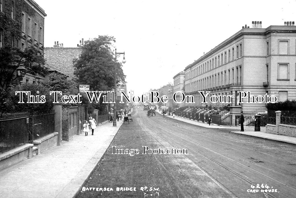 LO 1842 - Bridge Road, Battersea, Wandsworth, London c1920