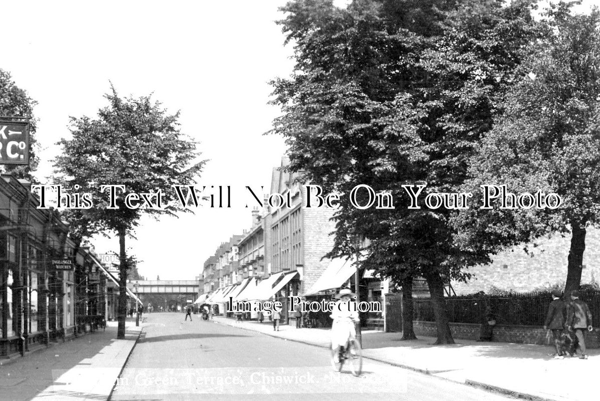 LO 1872 - Turnham Green Terrace, Chiswick, Hounslow, London c1934