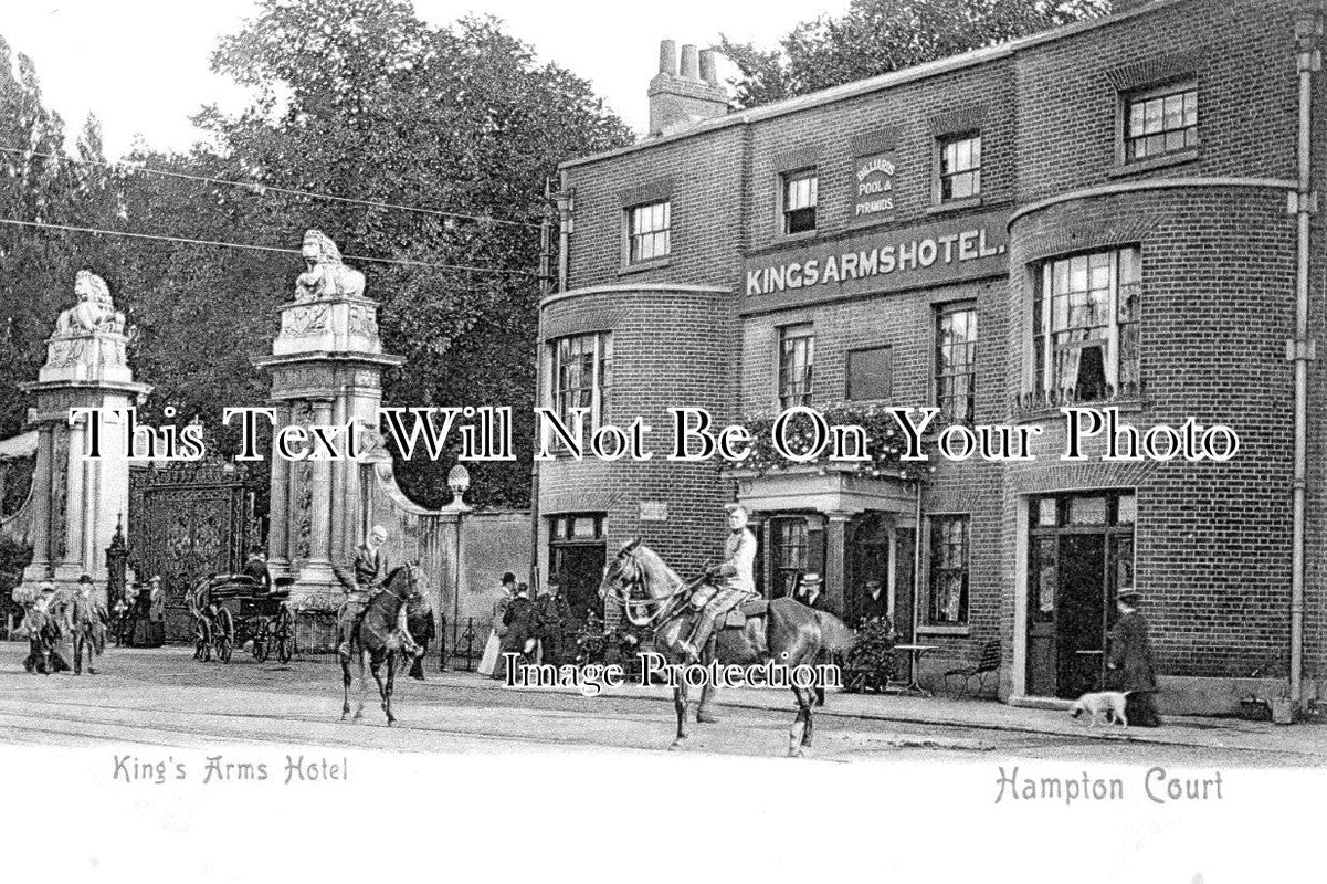 LO 1885 - Kings Arms Hotel, Hampton Court, London