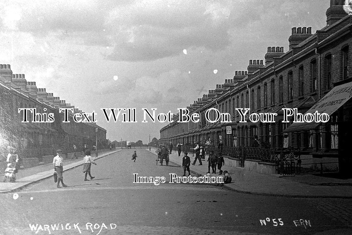 LO 204 - Warwick Road, Edmonton, London c1911