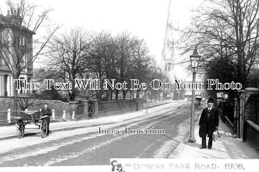 LO 2105 - Downs Park Road, Hackney, London c1906