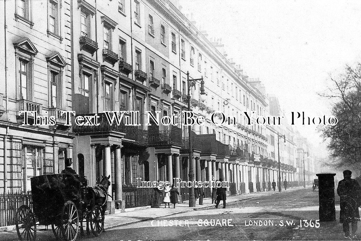 LO 214 - Chester Square, Belgravia, London c1905