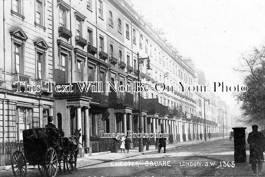 LO 214 - Chester Square, Belgravia, London c1905