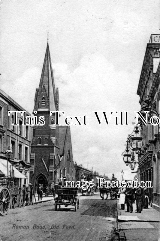 LO 218 - Roman Road, Old Ford, Bethnal Green, London c1906