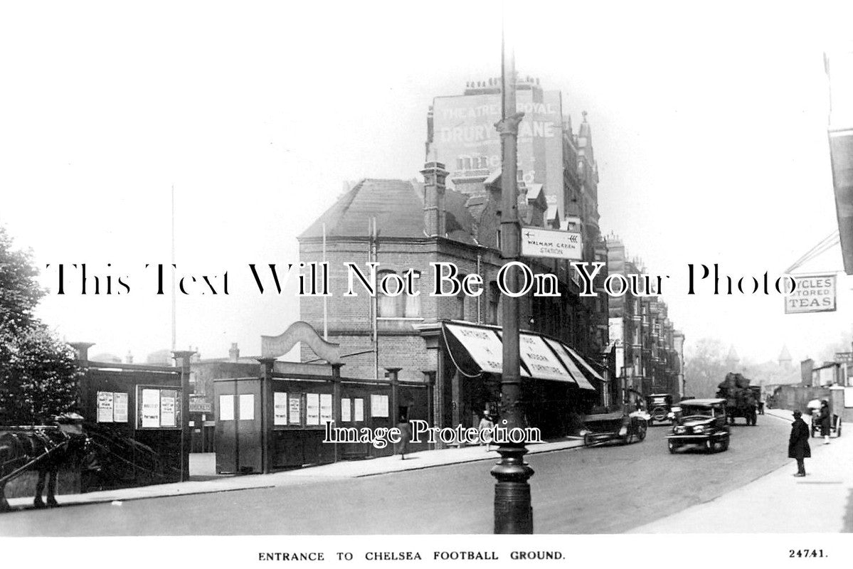 LO 2180 - Entrance To Chelsea Football Ground, London c1915