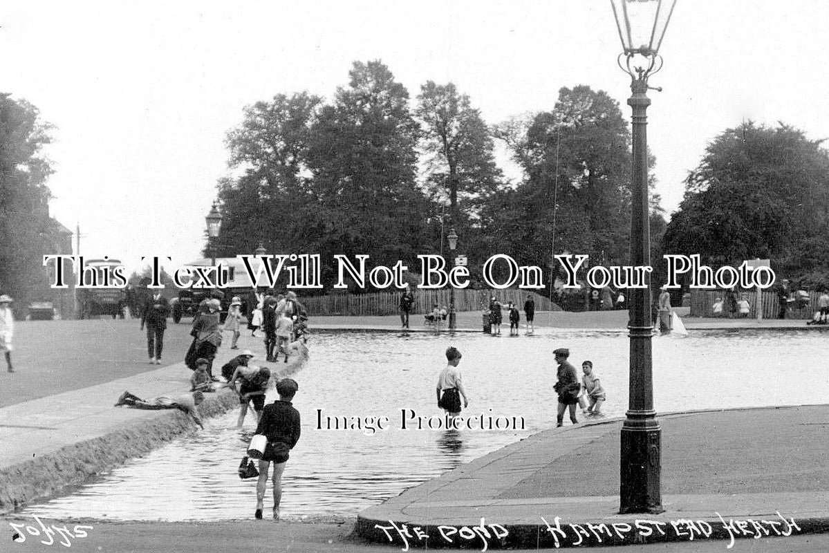 LO 2196 - The Pond, Hampstead Heath, London