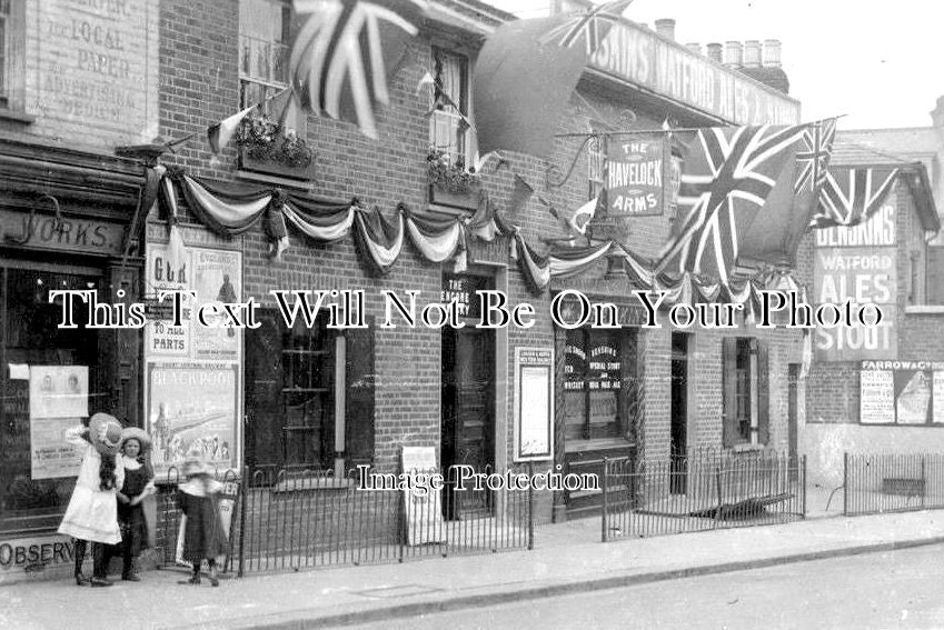 LO 2213 - The Havelock Arms, Station Road, Harrow, London c1911