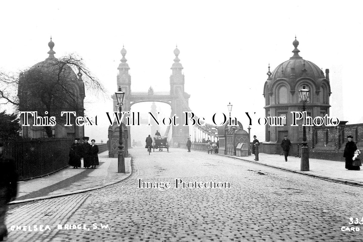 LO 2255 - Chelsea Bridge, London c1910