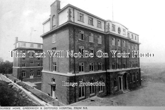 LO 2260 - Nurses Home, Greenwich & Deptford Hospital, London c1930